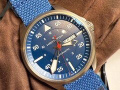 Hamilton Khaki Aviation Pilot Day Date Air-Glaciers Edition nou/garantie