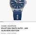 Hamilton Khaki Aviation Pilot Day Date Air-Glaciers Edition nou/garantie